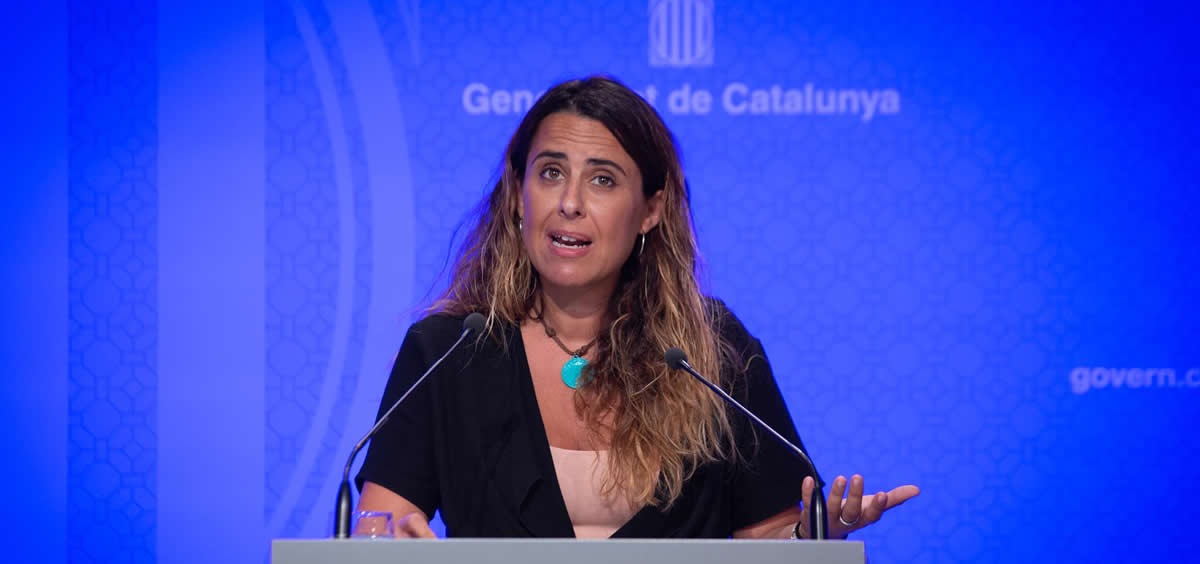 La portavoz del Govern de la Generalitat, Patrícia Plaja (Foto: David Zorrakino - Europa Press)