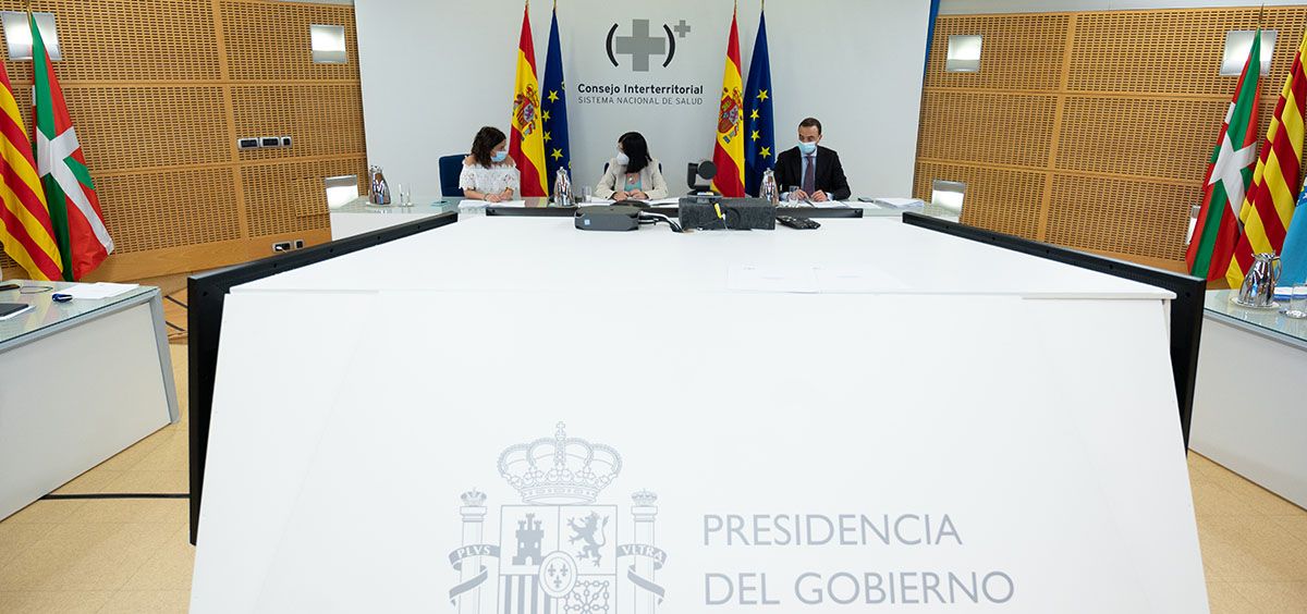 Consejo Interterritorial del SNS. (Foto. Pool Moncloa. Borja Puig de la Bellacasa)