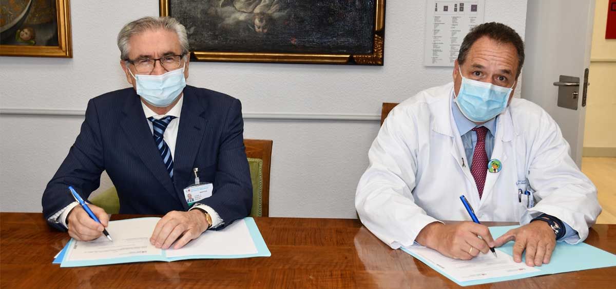 Los equipos de Cardiología del Gregorio Marañón y del Niño Jesús firman un acuerdo para la atención en cardiología pediátrica (Foto. Comundiad de Madrid)