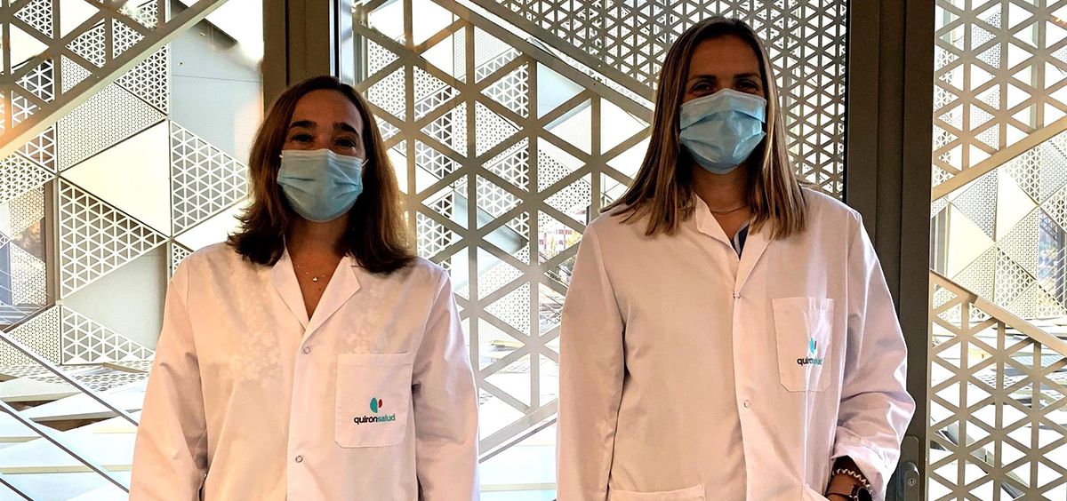 Las doctoras Uceda y Ruiz Bonilla del Hospital Quirónsalud Córdoba. (Hospital Quirónsalud EP)
