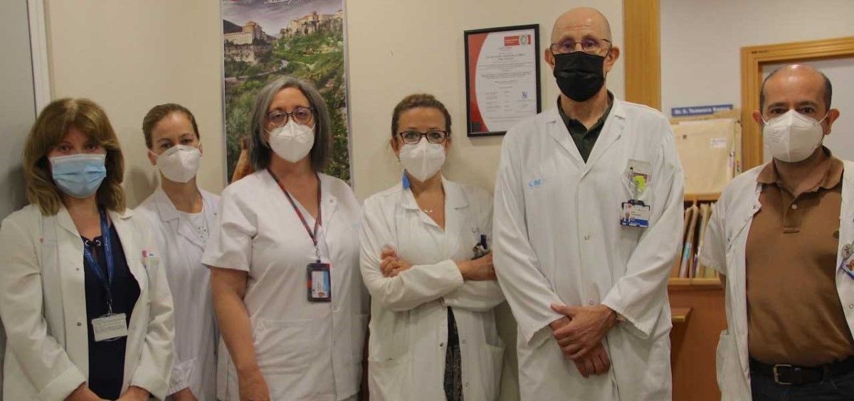 Miembros de la Unidad de Enfermedad Inflamatoria Intestinal del Hospital Clínico San Carlos. (Foto. Hospital Clínico San Carlos)