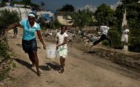 Población de Haití tras el terremoto (Foto: AECID)