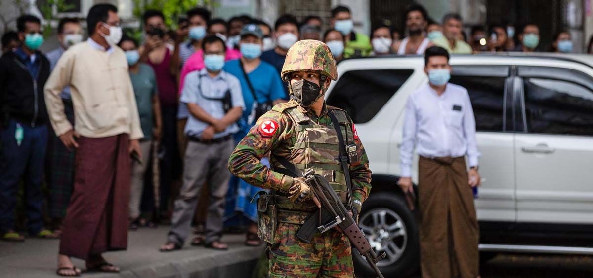 Varios soldados birmanos han sido utilizados como 'voluntarios' para una nueva vacuna (Foto. DPA)