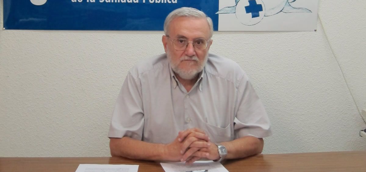 Marciano Sánchez Bayle, portavoz de la Federación de Asociaciones para la Defensa de la Sanidad Pública (Foto. EP)