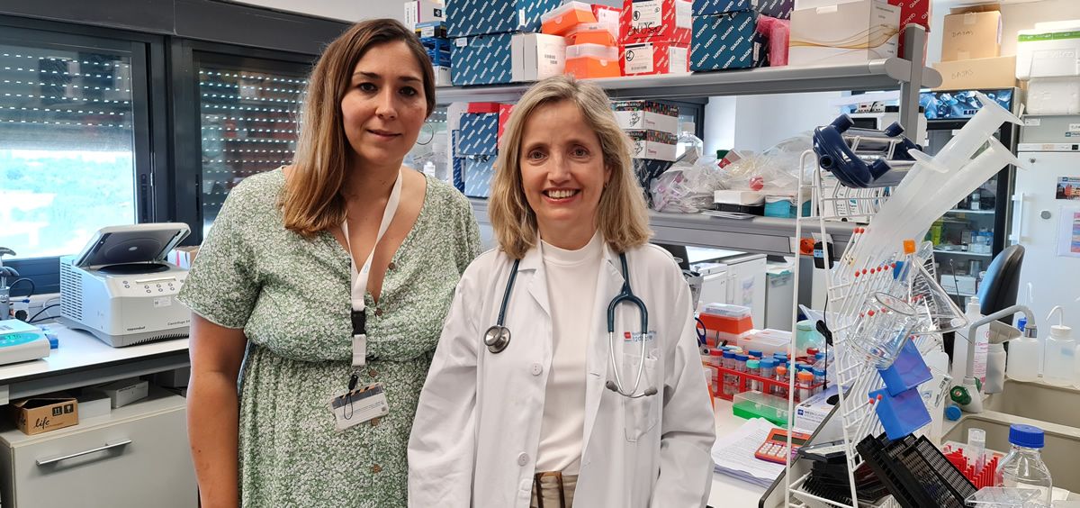 Las investigadoras del Hospital 12 de Octubre, Beatriz Soldevilla y Rocío García Carbonero (Foto: Hospital 12 de Octubre)