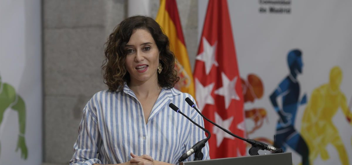 Isabel Díaz Ayuso en un acto en la Real Casa de Postas   EUROPA PRESS