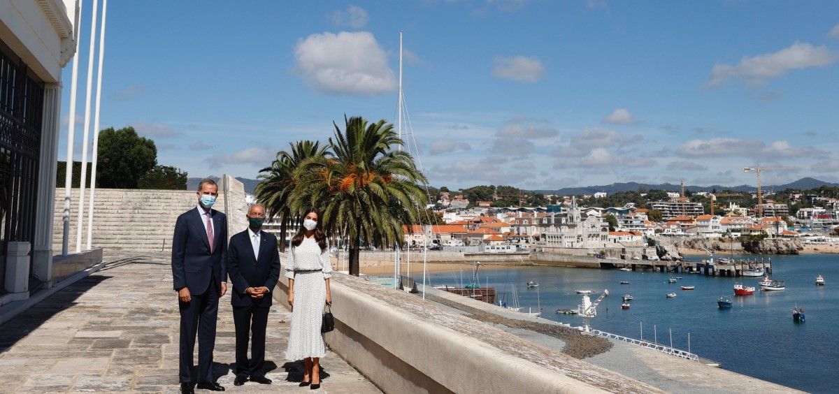 S.M. los Reyes inauguran, junto con el presidente de Portugal, Marcelo Rebelo de Sousa, el Botton Champalimaud Pancreatic Cancer Centre. (Foto. @CasaReal)
