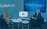 Entrevista a Enrique Ruiz Escudero, consejero de Sanidad de la Comunidad de Madrid, en el plató de ConSalud TV (Foto. ConSalud TV)