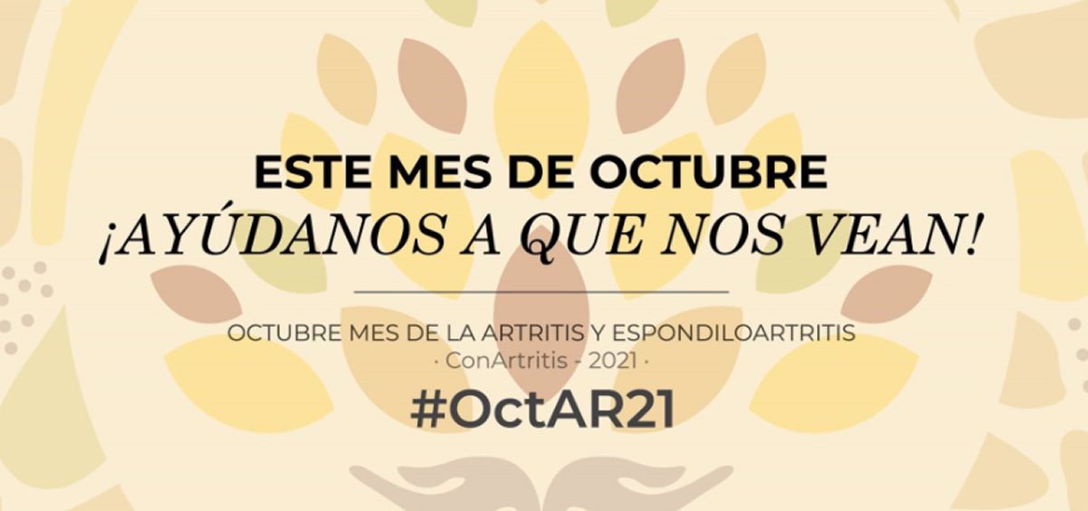 Campaña 'Octubre, mes de la artritis y la espondiloartritis' de ConArtritis (Foto. ConArtritis)