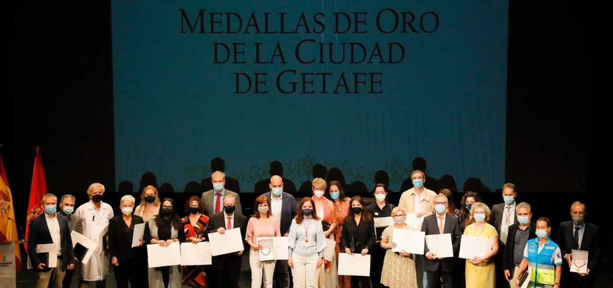 El Hospital de Getafe recibe la medalla de oro de la ciudad