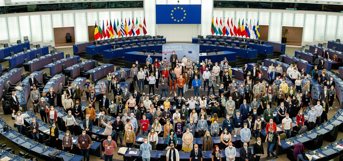 Ciudadanos de la UE debaten sobre el futuro de Europa (Foto: Brigitte Hase - UE)