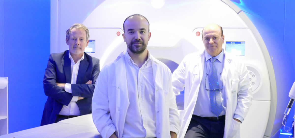 Dres. Cabrera, Urmeneta y Martínez de Vega, autores del estudio sobre inflamación miocardiaca en Covid persistente (Foto. Quirónsalud)