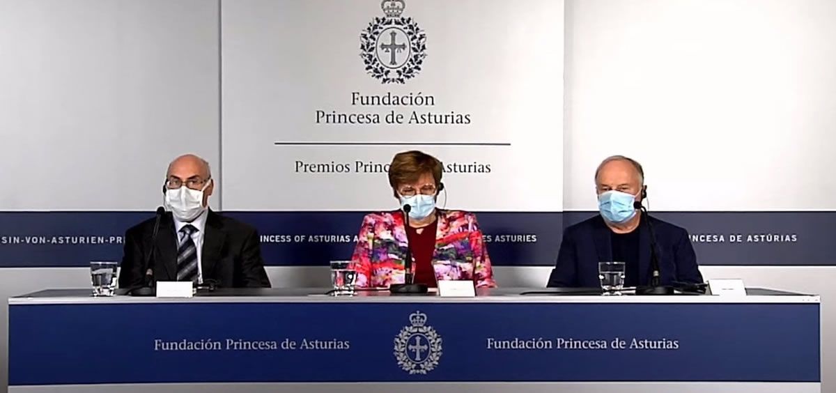 Los investigadores galardonados con el Premio Princesa de Asturias de Investigación Científica y Técnica 2021 (Foto: FPA)