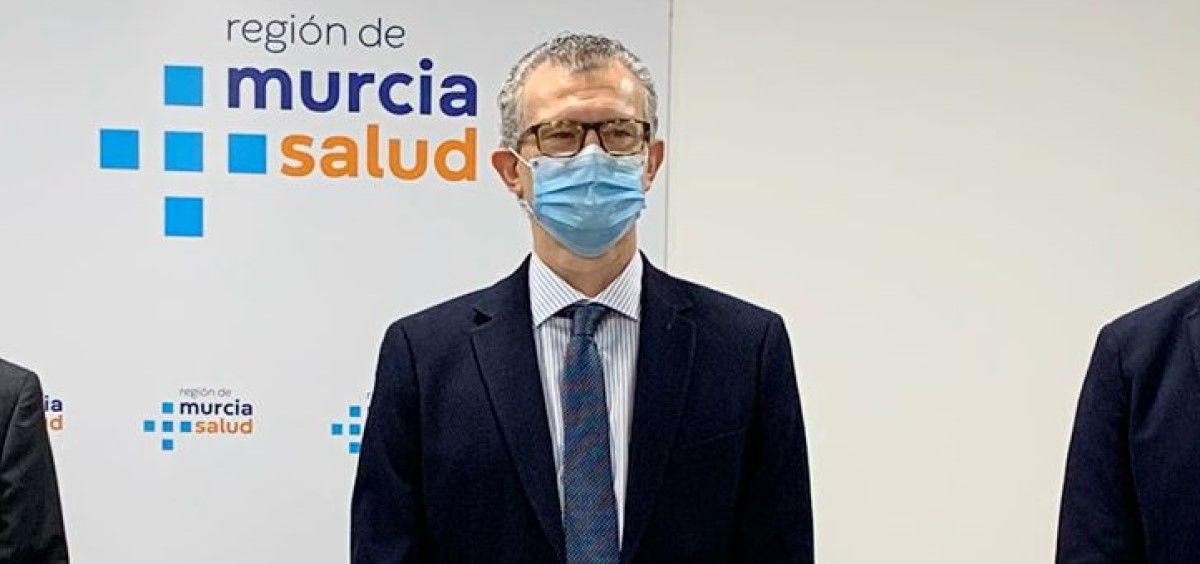 El Consejero de Salud de Murcia, Juan José Pedreño. (Foto. Murcia Salud)