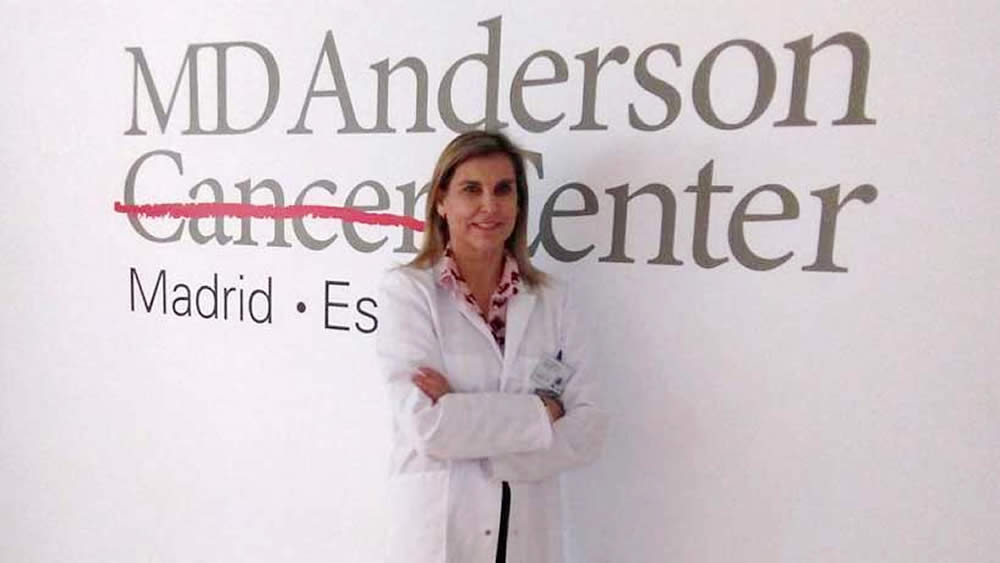 La doctora Natalia Carballo, jefa de Servicio de Oncología Radioterápica del Hospital MD Anderson