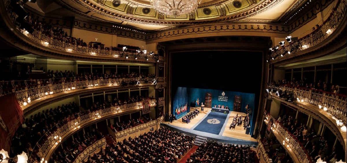 Imagen del Teatro de Campoamor durante la Ceremonia de los Premios Princesa de Asturias de 2018 (Foto. Fpa)