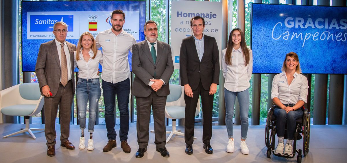 Sanitas homenajea a los deportistas españoles que compitieron en los Juegos