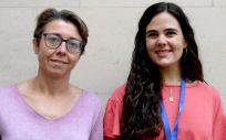 De izquierda a derecha: doctora Mª Carmen Gómez-Cabrera y Esther García (Foto: Incliva)