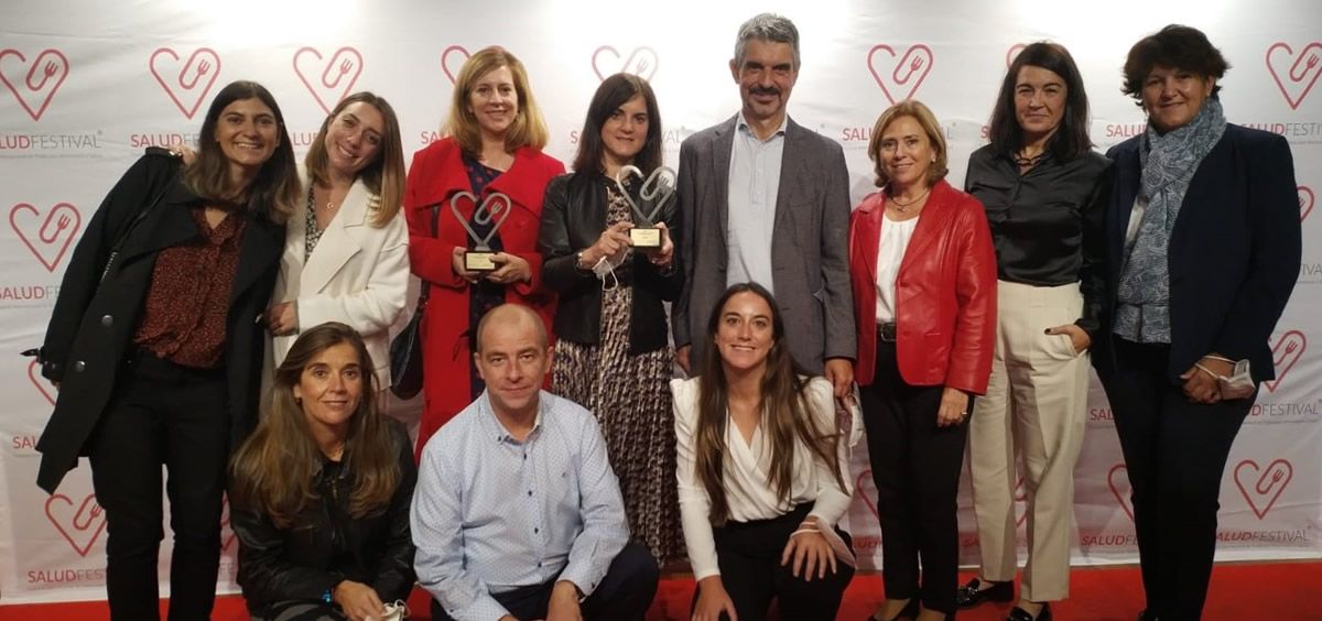 Premios SaludFestival al equipo de anefp por su campaña 'Sé responsable. Cuídate'. (Foto. Anepf)