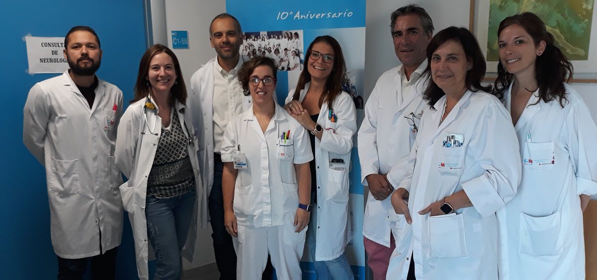 Equipo de la Unidad de ELA y Patología Neuromuscular del HUIE (Foto: Infanta Elena)