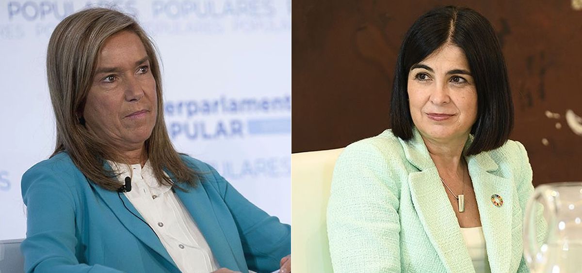 Ana Mato, exministra de Sanidad, y Carolina Darias, actual ministra (Foto: ConSalud.es)