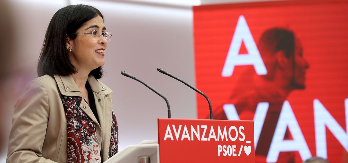 La ministra de Sanidad, Carolina Darias, en un acto del PSOE (Foto: PSOE)