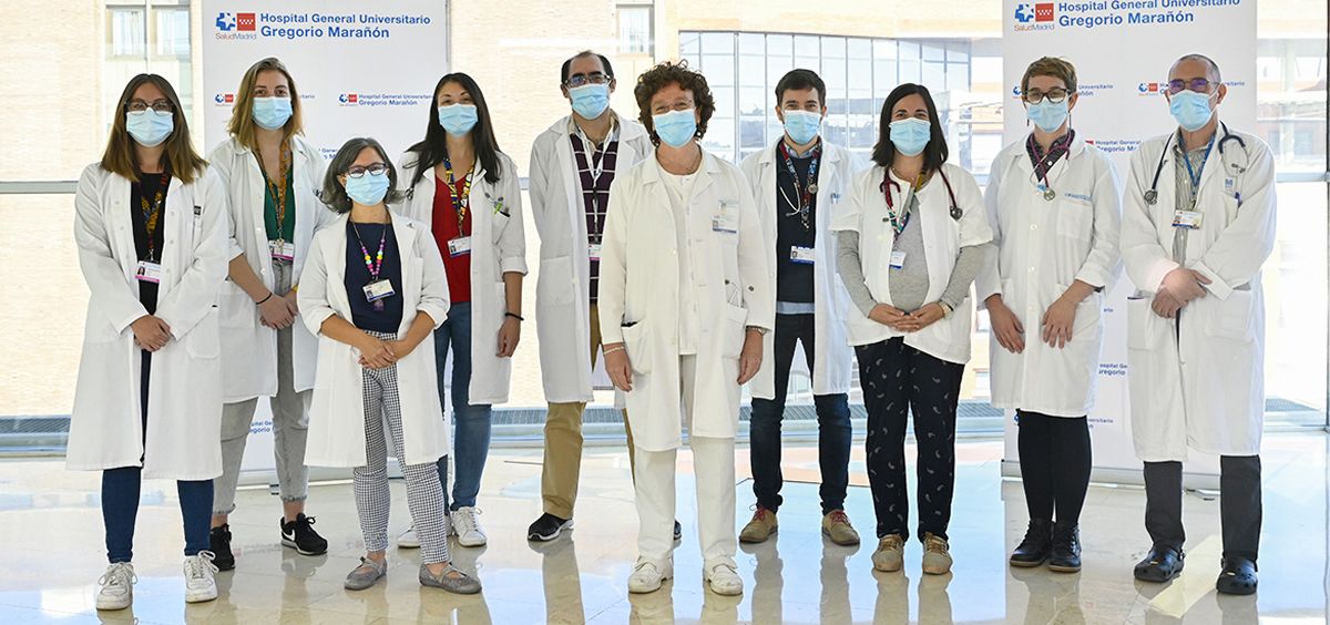Investigadores del Hospital Gregorio Marañón, que forman parte del grupo pediátrico nacional de investigación en enfermedades infecciosas (Foto. Gregorio Marañón)
