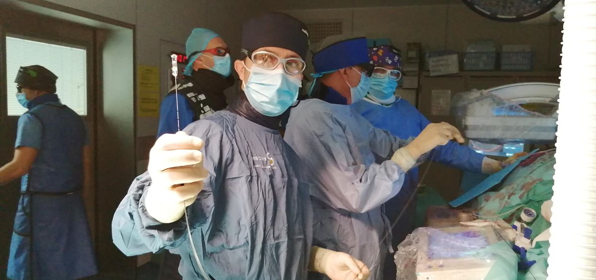 El Hospital Virgen de la Salud de Toledo realiza con éxito la primera cirugía endovascular con el sistema Tack en España (Foto: Philips)