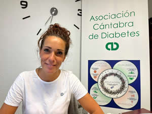 María Saez, miembro de la Asociación Cántabra de Diabetes (Foto. FEDE)
