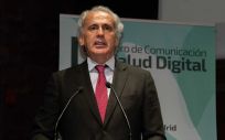 El consejero de Sanidad de la Comunidad de Madrid, Enrique Ruiz Escudero, durante el IV Foro de Comunicación de Salud Digital. (Foto. ConSalud.es)
