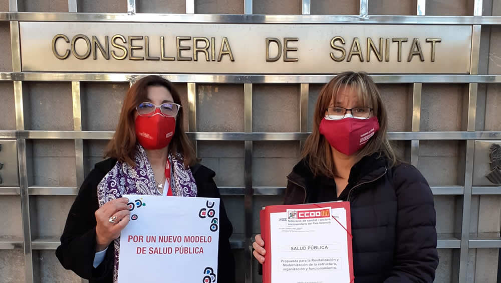 Presentación del sistema de Salud Pública de la Comunidad Valenciana (Foto. CCOO)