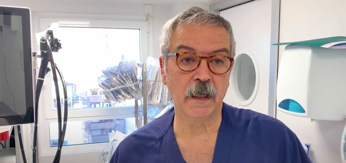 El Dr. Sarbelio Rodríguez, Jefe de Servicio de Medicina del Aparato Digestivo del complejo hospitalario Ruber Juan Bravo