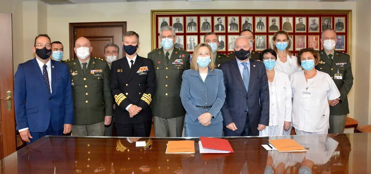 El CGE y el Ministerio de Defensa firman un convenio para potenciar la enfermería militar y civil (Foto. CGE)