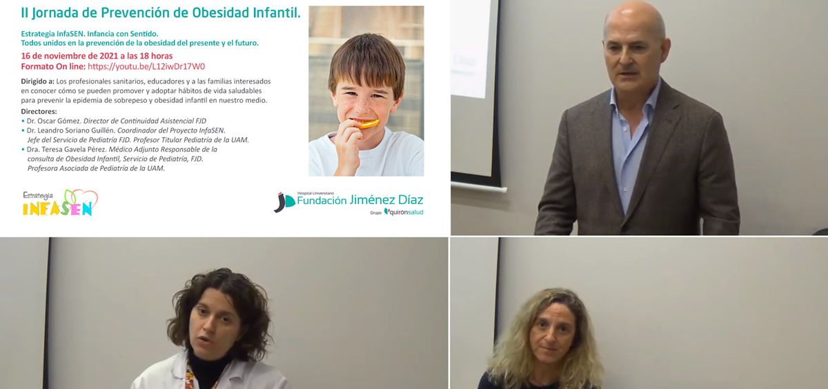 La Fundación Jiménez Díaz celebra su II Jornada de prevención de la obesidad infantil para promover hábitos saludables entre los más pequeños (Foto: FJD)