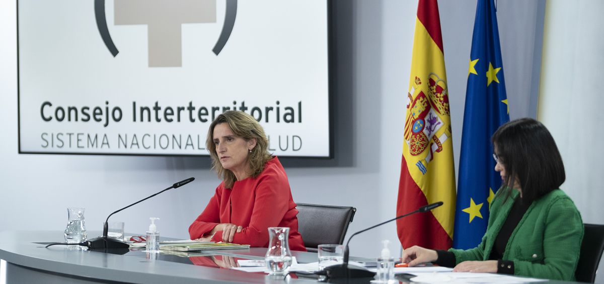 Teresa Ribera y Carolina Darias, ministras de Transición Ecológica y Sanidad (Foto: Pool Moncloa)