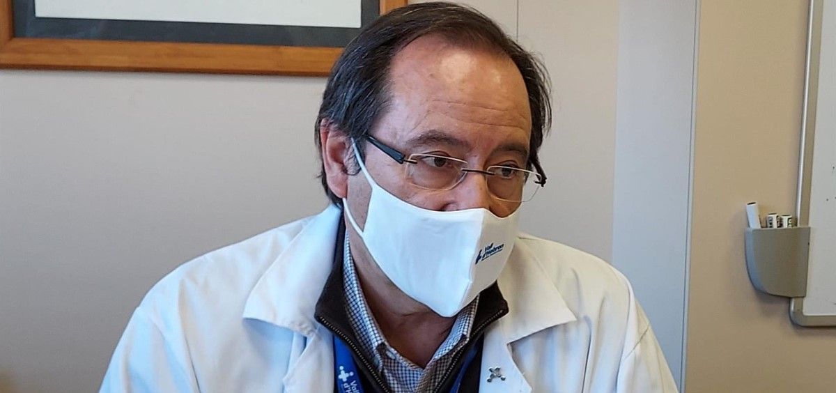 Dr. Tomás Pumarola, jefe del servicio de microbiología del Hospital Vall d'Hebron de Barcelona. (Foto. Europa Press)