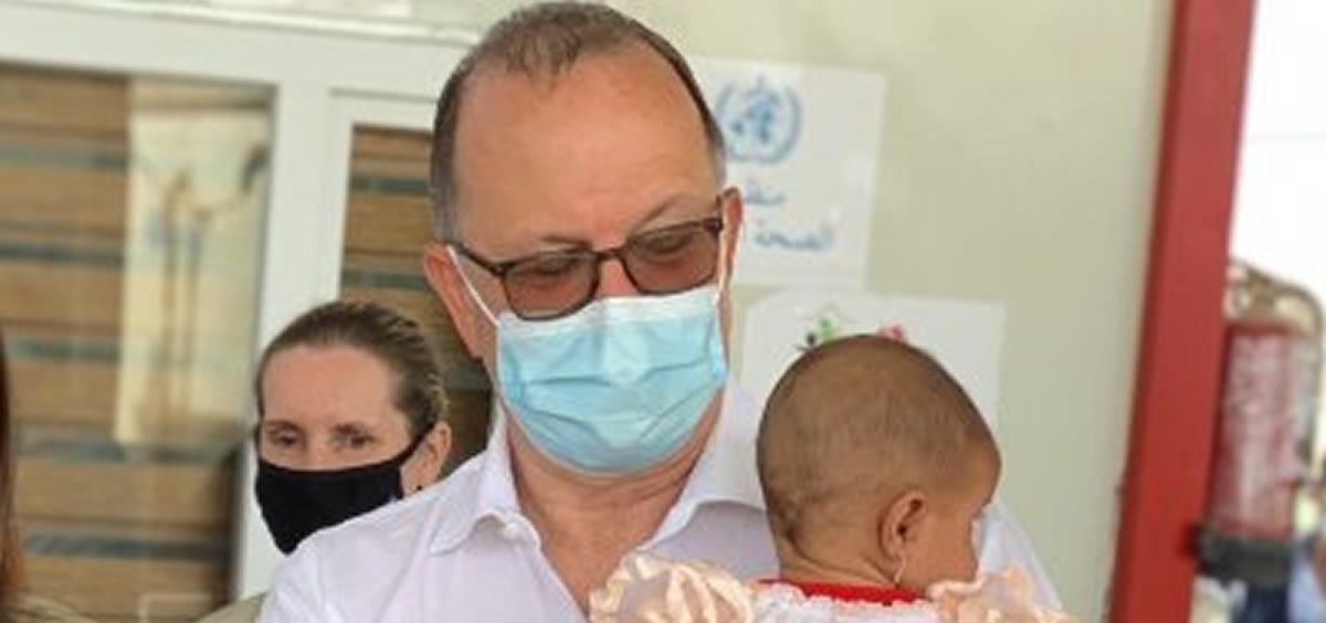 El director regional de UNICEF para Oriente Medio y África del Norte, Ted Chaiban (Foto: @TedChaiban)