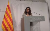 La portavoz del Govern de Cataluña, Patrícia Plaja, en rueda de prensa tras el Consell Executiu (Foto: EP)