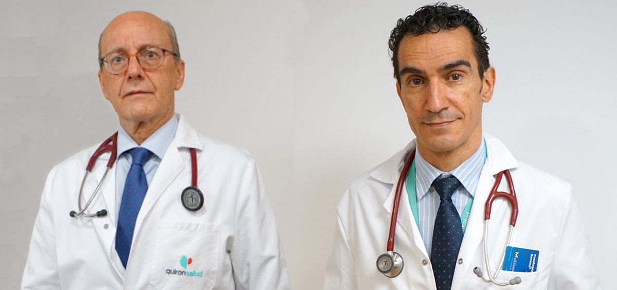 Los doctores Luis Calvo Orbe y Javier FuertesBeneitez, recientemente incorporados al Servicio de Cardiología del Hospital La Luz. (Foto. Quirónsalud)