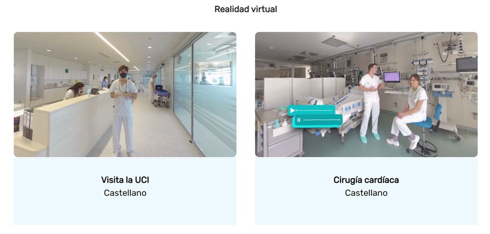 Ejemplo de contenido virtual para pacientes adultos en UCI (Foto: Hospital Germans Trias i Pujol)