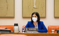 Carolina Darias, ministra de Sanidad, comparece en la Comisión de Sanidad del Congreso de los Diputados (Foto: Congreso)