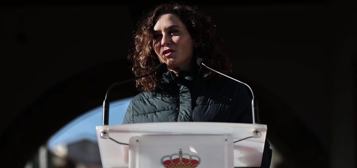 La presidenta de la Comunidad de Madrid, Isabel Díaz Ayuso (Foto. Eduardo Parra Europa Press)