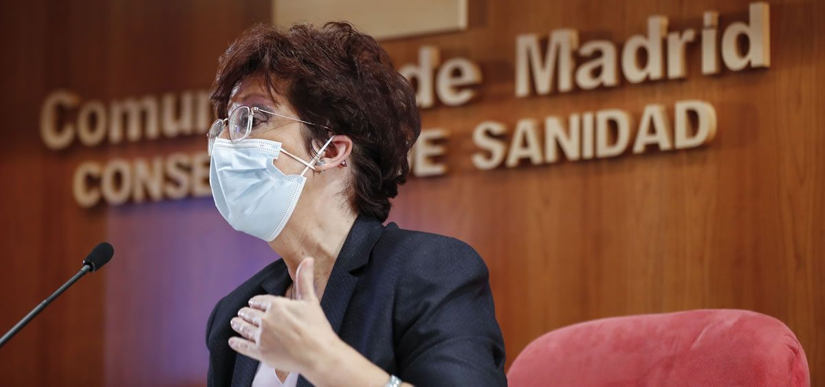 La directora general de salud pública, Elena Andradas (Foto. Comunidad de Madrid)