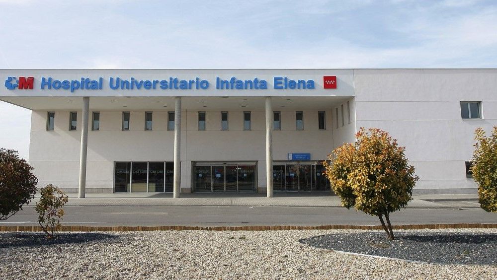 Fachada del Infanta Elena, en Valdemoro, Madrid. (Foto. Hospital Universitario Infanta Elena)