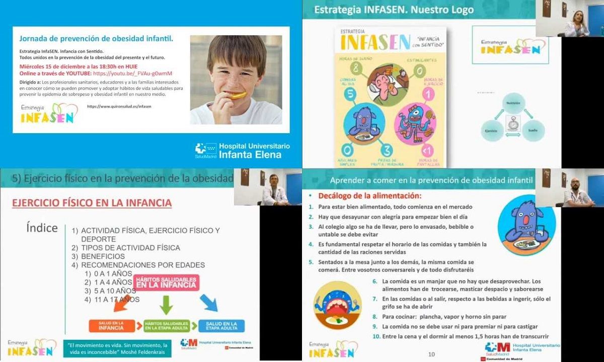 Jornada de prevención de la obesidad infantil en el Hospital Infanta Elena de Valdemoro