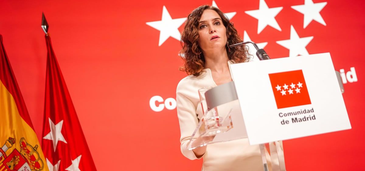 La presidenta de la Comunidad de Madrid, Isabel Díaz Ayuso (Foto. Comunidad de Madrid)