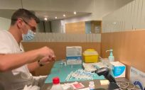 Preparación de vacunas contra la Covid en el Área de Pontevedra y O Salnés (Foto. EP)
