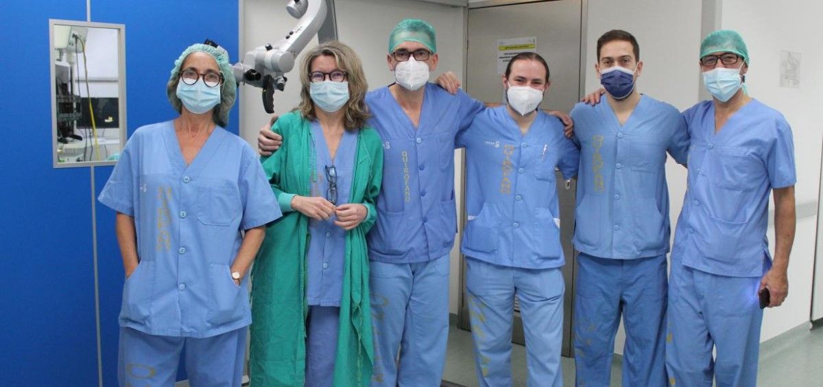 El equipo de Otorrinolaringología del Hospital General Universitario de Ciudad Real (Foto. Castilla-La Mancha)