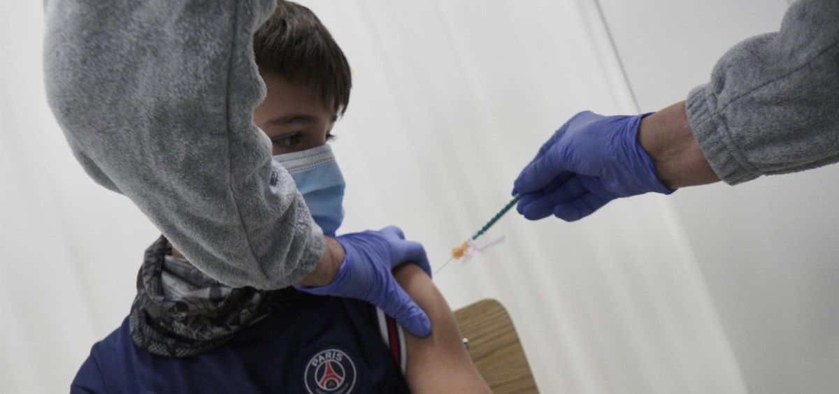 Vacunación contra la Covid 19 en niños. (Foto. Eduardo Sanz EP)