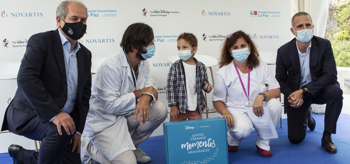 Cajas Sonrisas Valientes, un proyecto para humanizar el ingreso hospitalario de los niños con cáncer. (Foto. Novartis, Disney, Hospital La Paz)